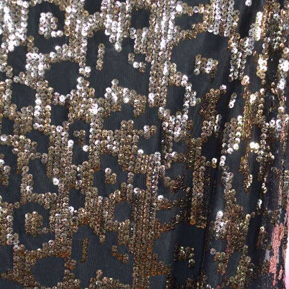 Lepoard Sequin Dress Size SZ XL - Picture 3 of 3